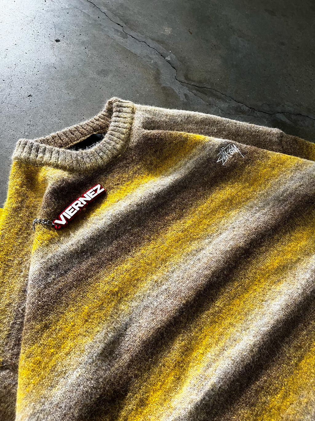 Stussy knitted logo sweater