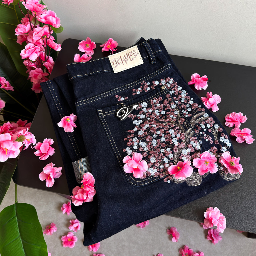 Derschutze Sakura Blossom Jeans