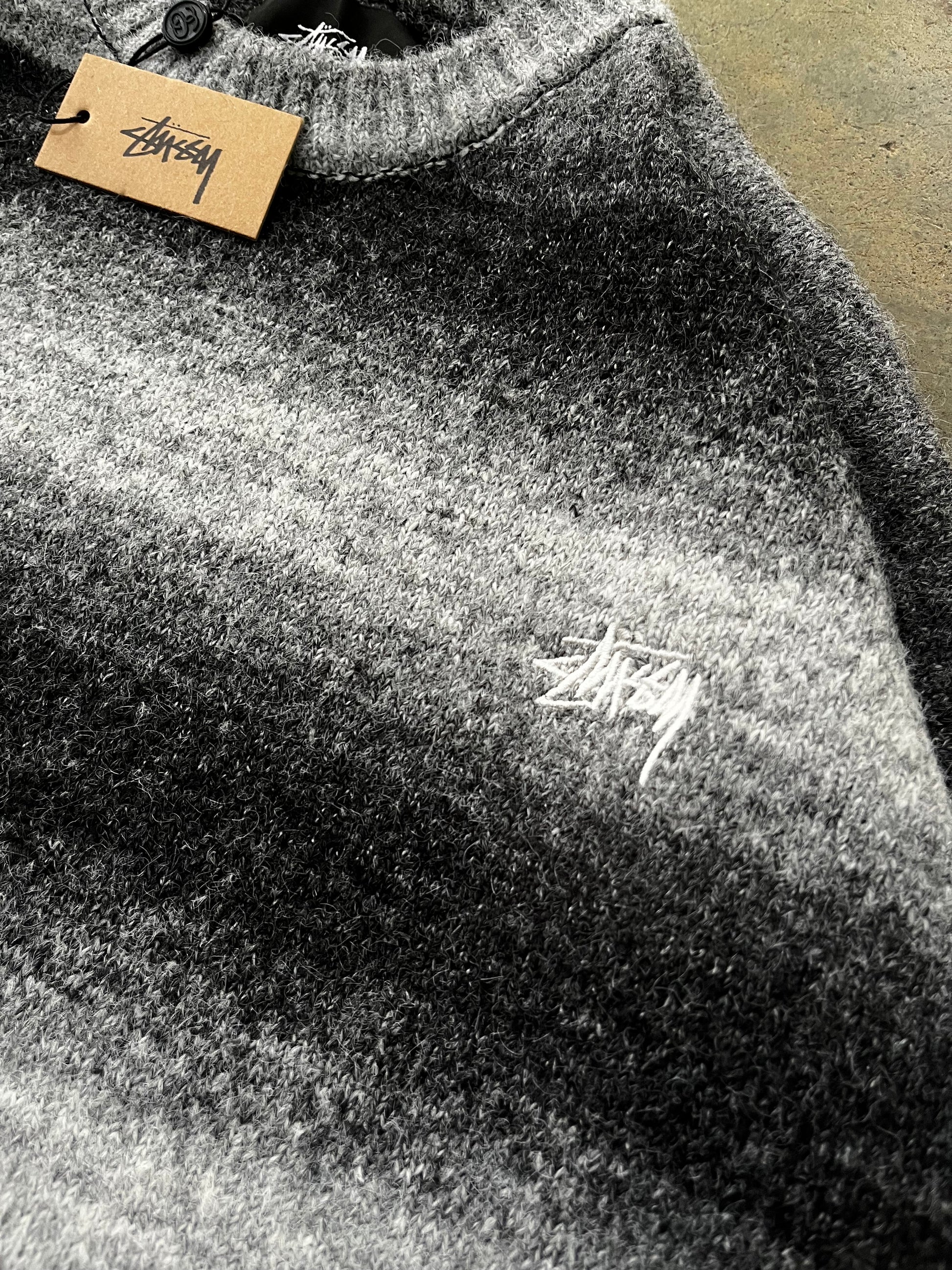 Stussy knitted logo sweater