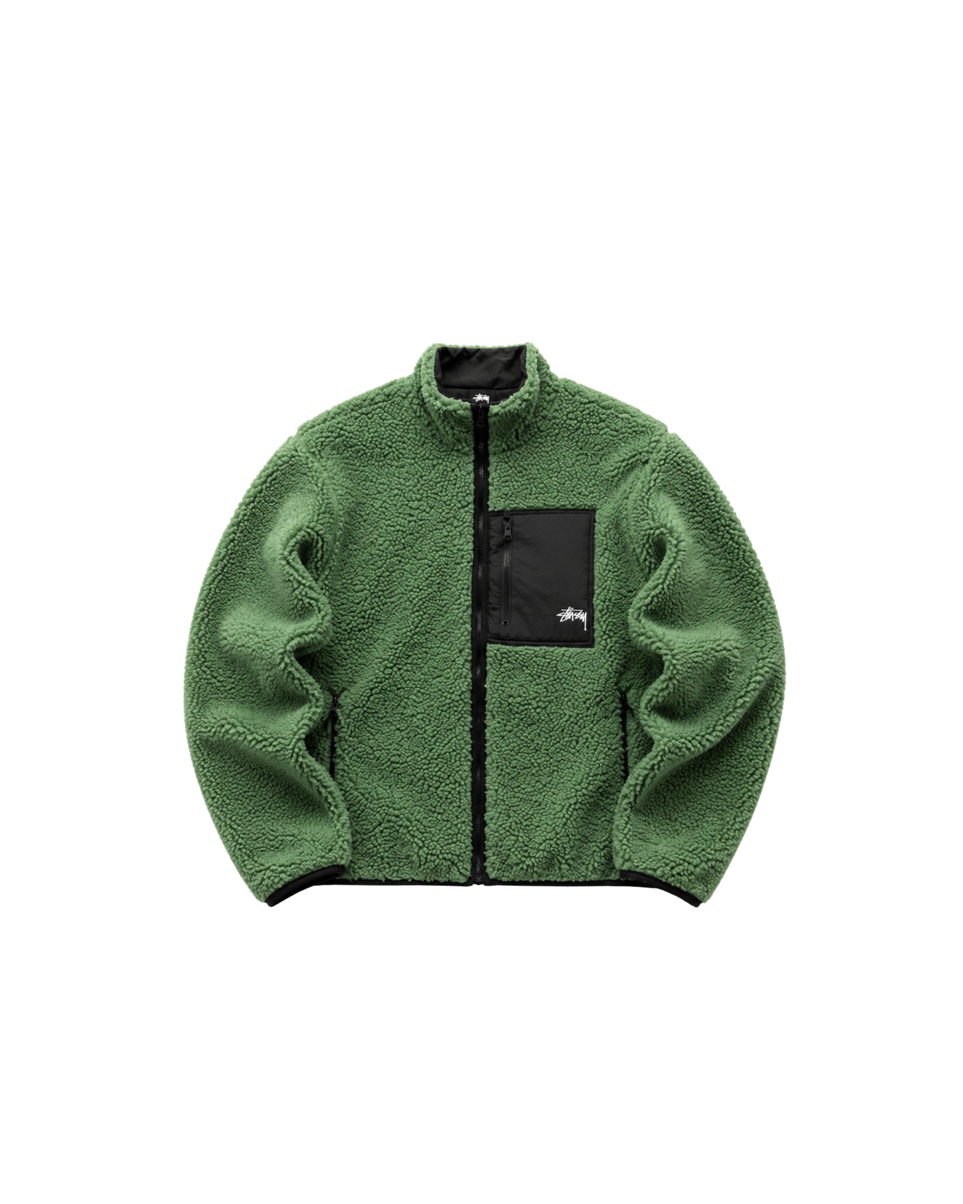 Stüssy sherpa fleece jacket
