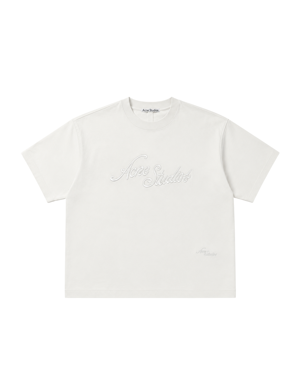 Acne Studios Embroidered Logo Tee