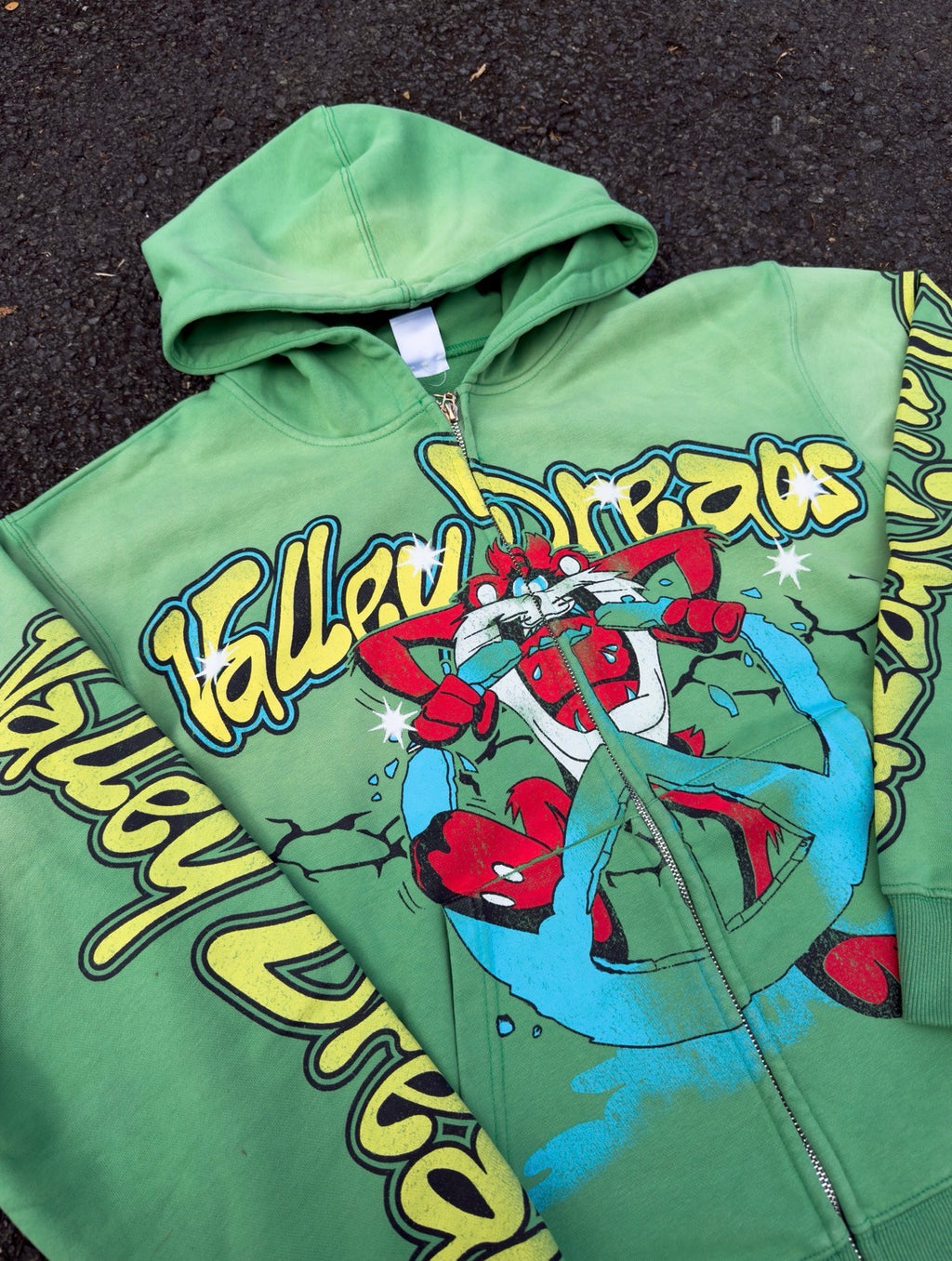 Valley Dreams Forever Taz Full Zip Hoodie - MEDIUM