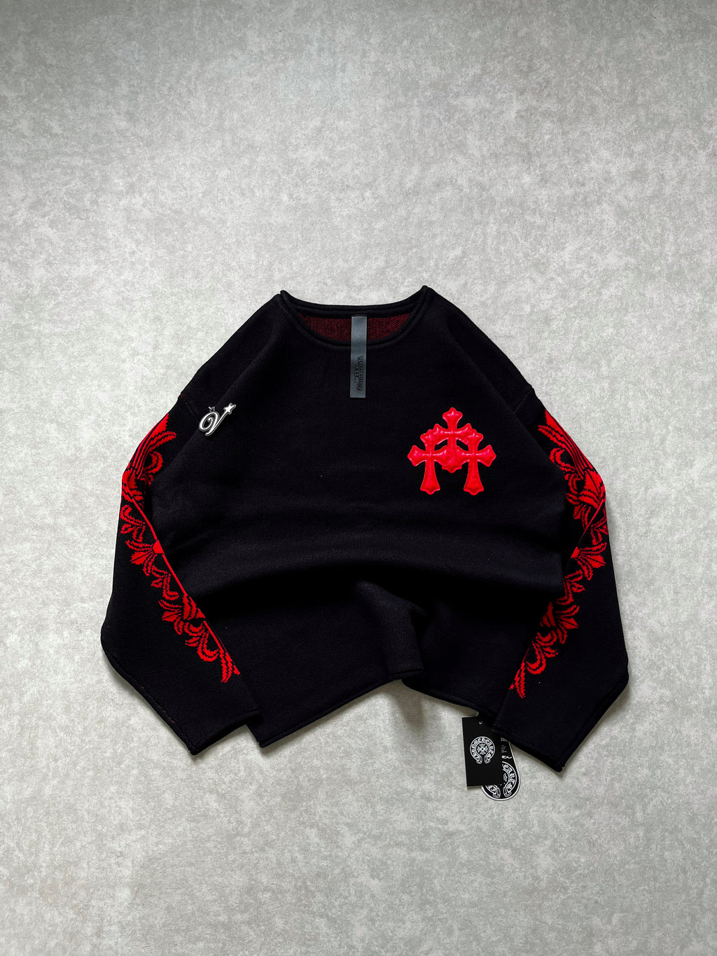 Chrome Hearts Knitted Triple Emblem Sweater