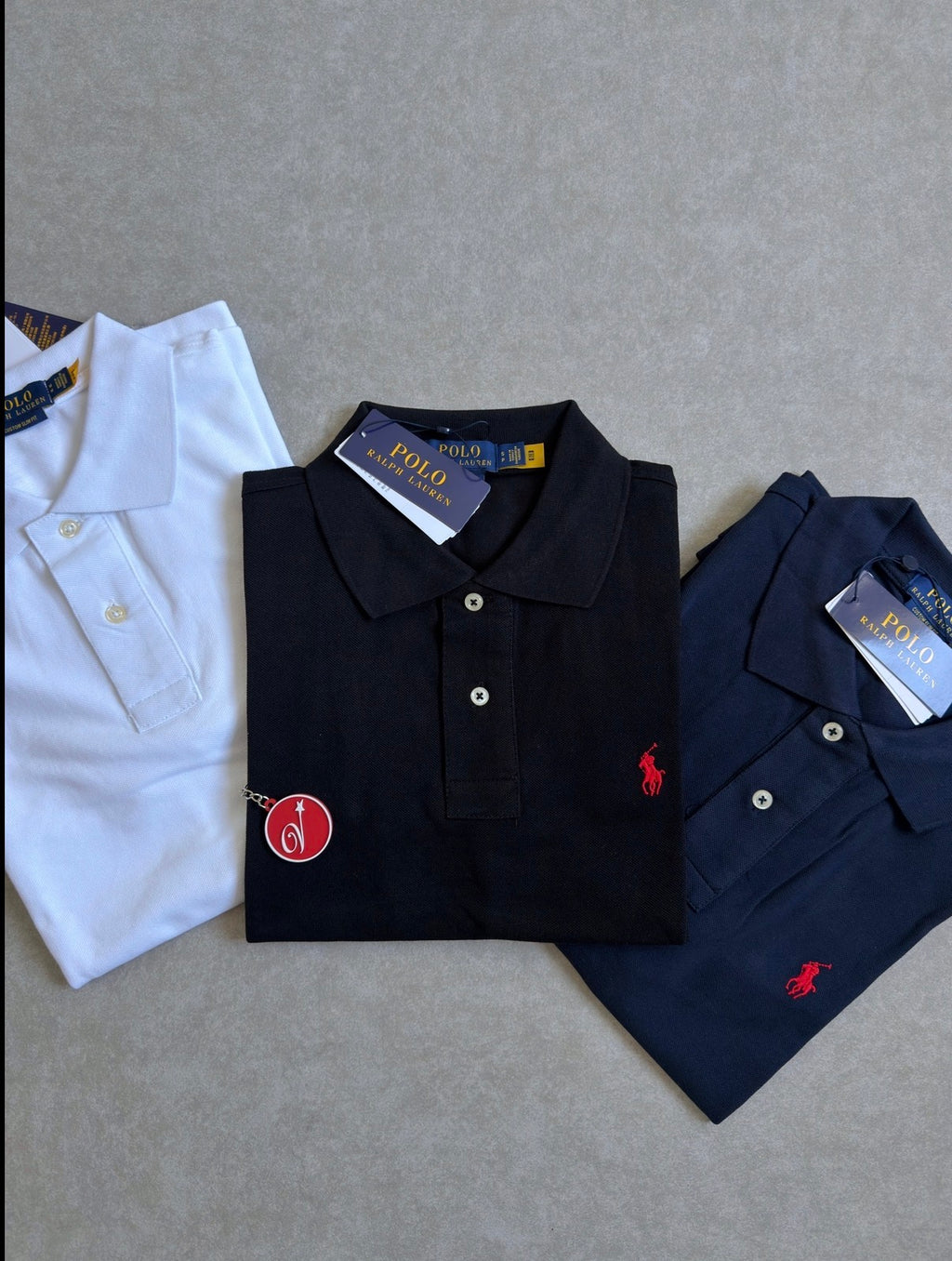 RL Polo Shirt Black Small ON-HAND