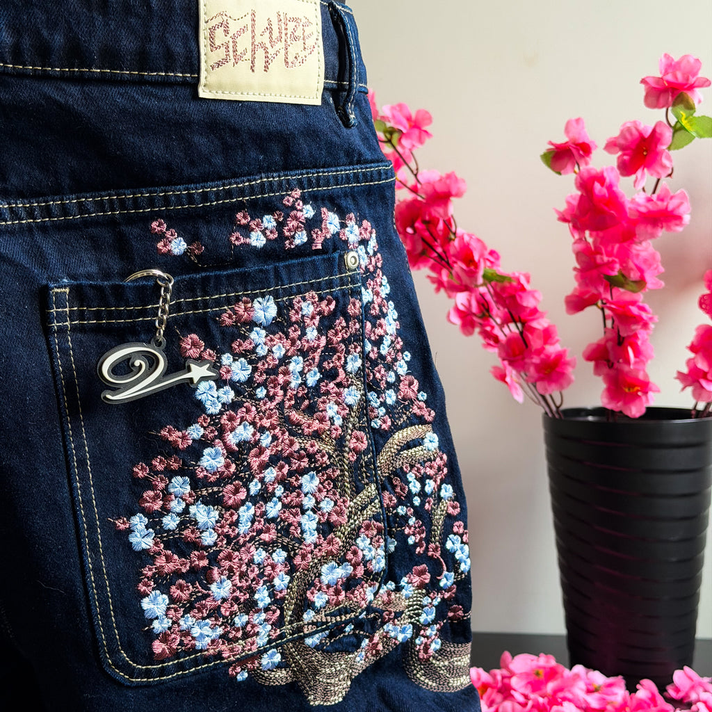 Derschutze Sakura Blossom Jeans