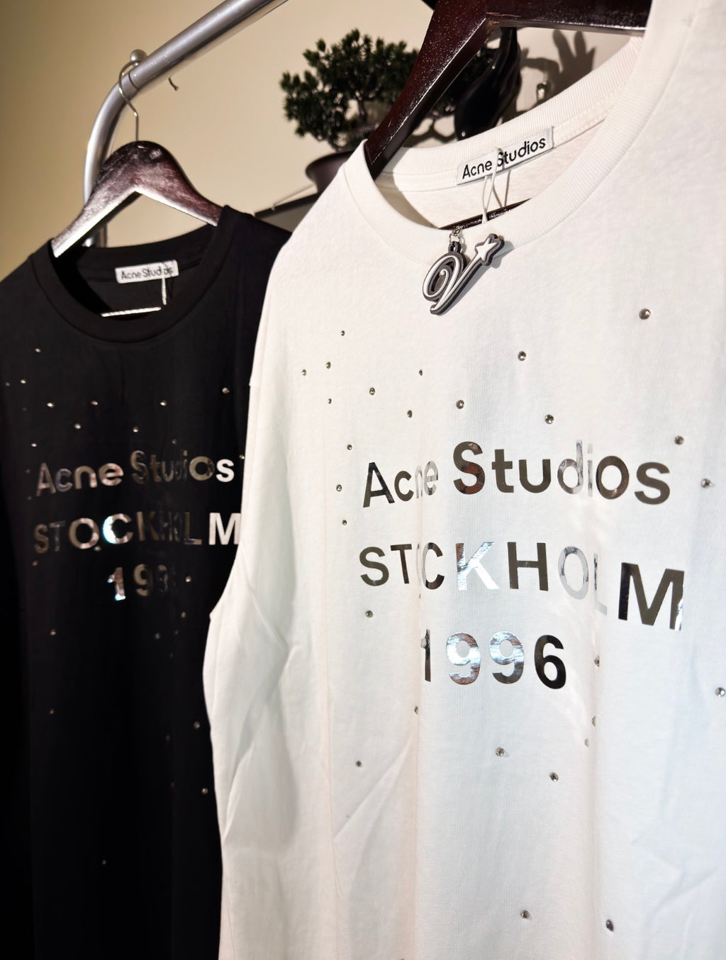 Acne Studios Edden Rhinestone Longsleeves