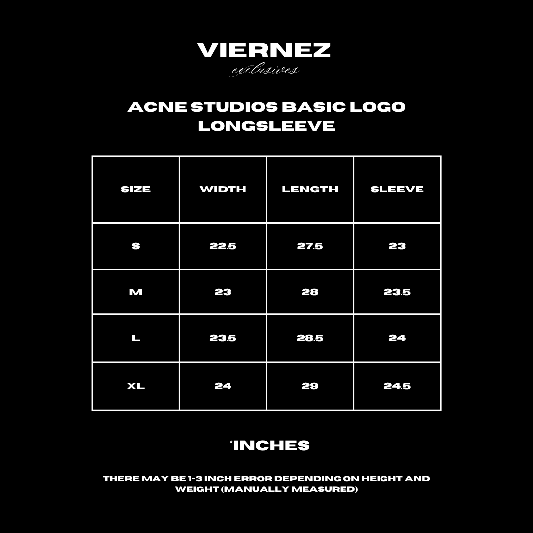 Acne Studios Basic Logo Longsleeve