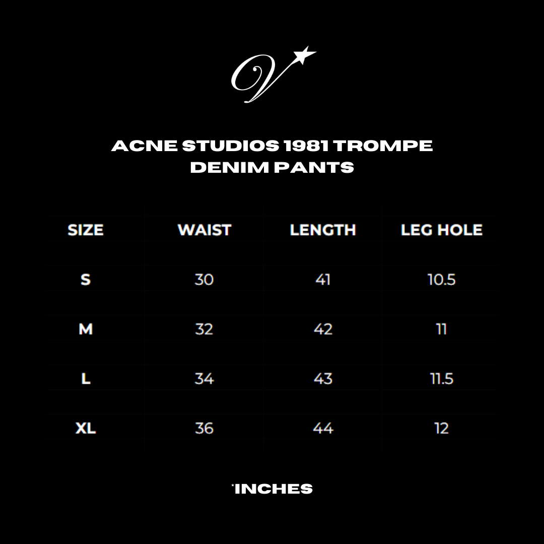 Acne Studios 1981 Trompe Pants