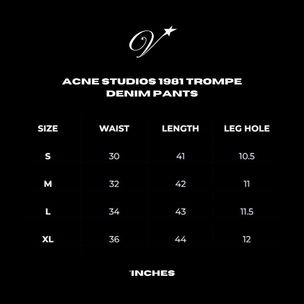 Acne Studios 1981 Trompe Pants