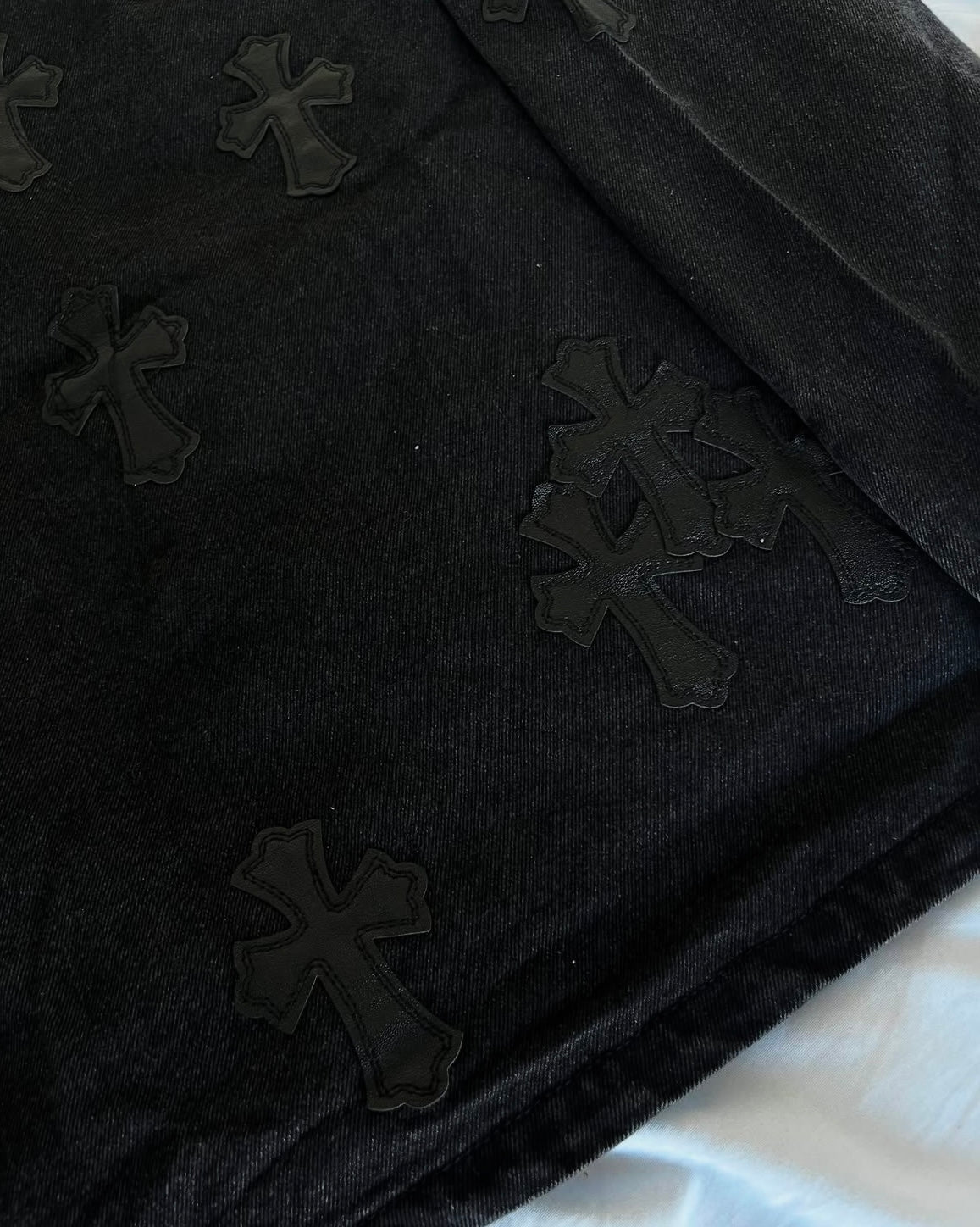 CH denim jacket in black