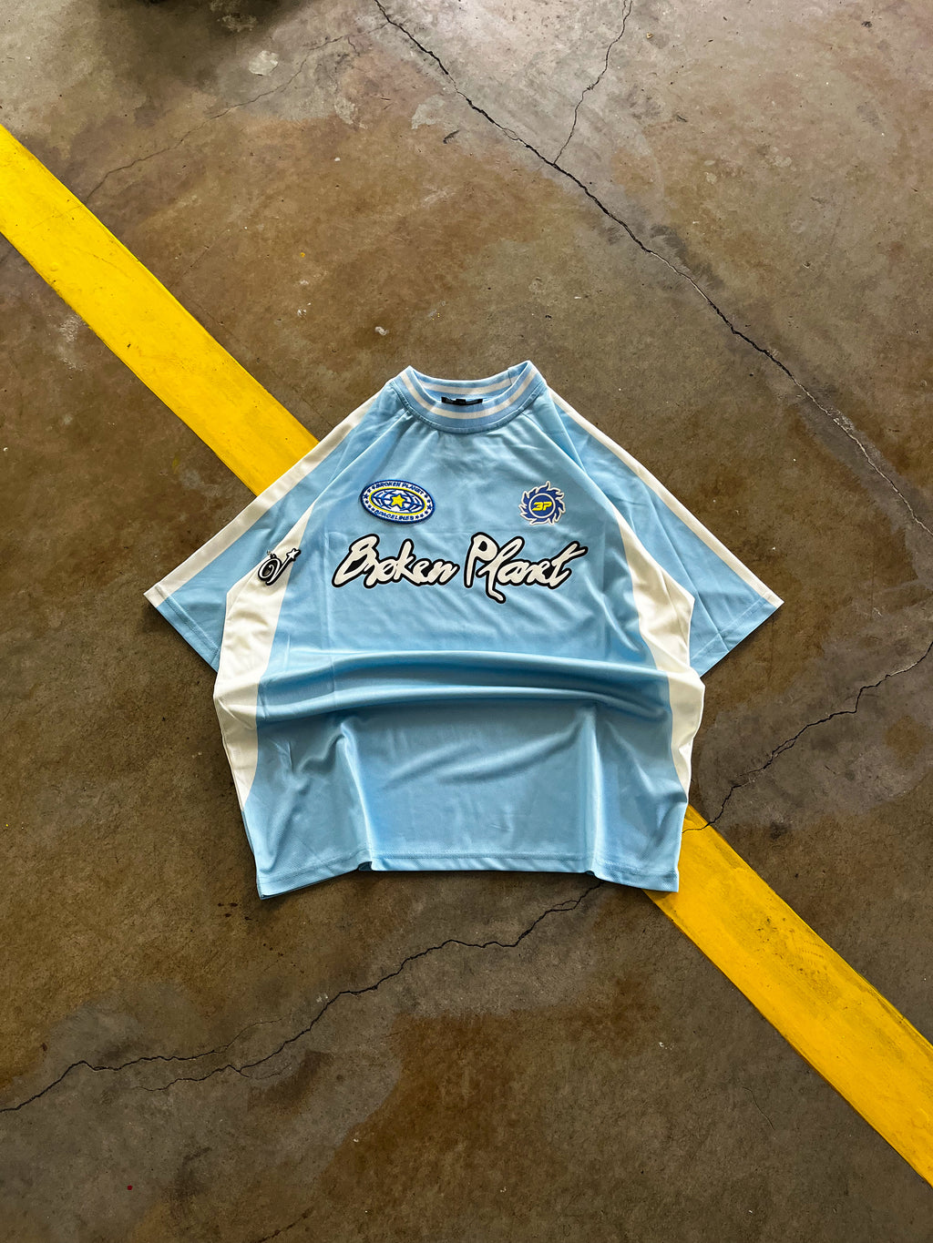 Broken Planet Light blue jersey