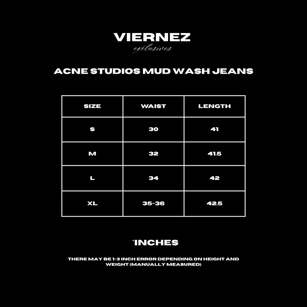 Acne Studios Mud Wash Jeans