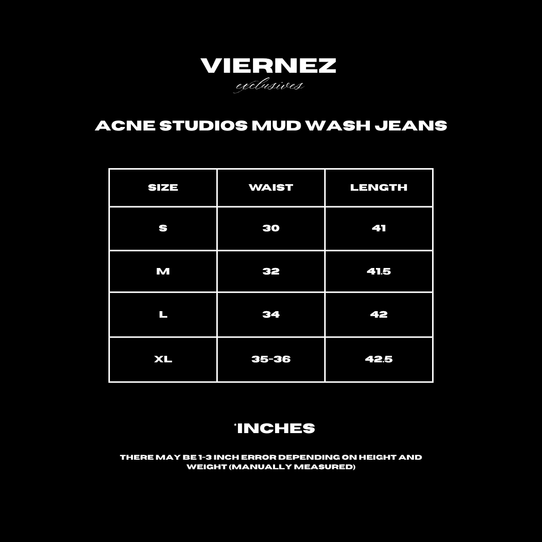 Acne Studios Mud Wash Jeans