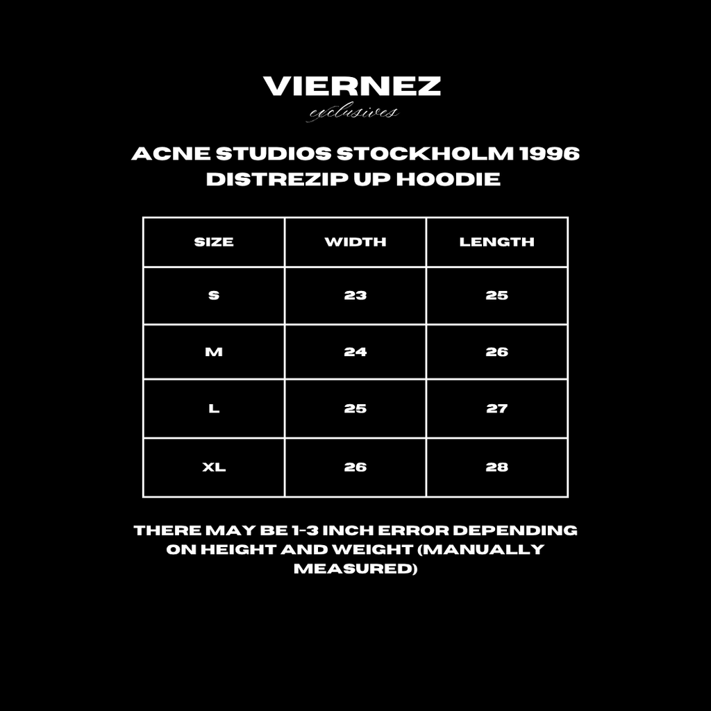 Acne Studios Stockholm 1996 DistreZip Up Hoodie
