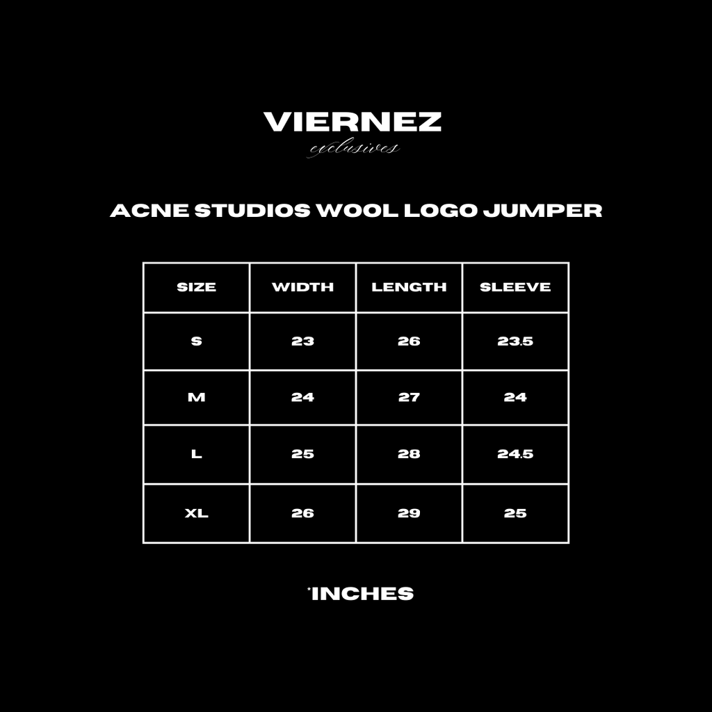 Acne Studios Wool Logo Jumper