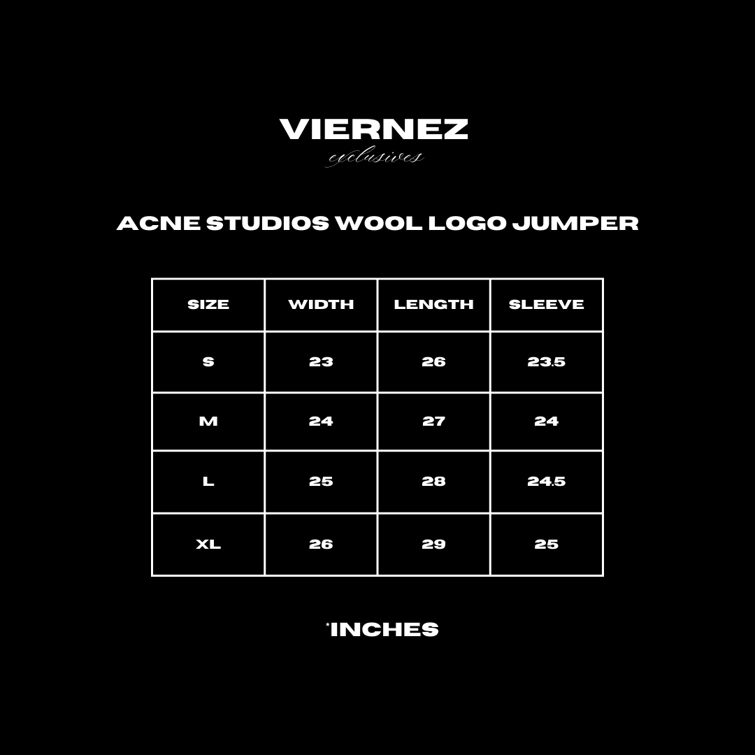 Acne Studios Wool Logo Jumper