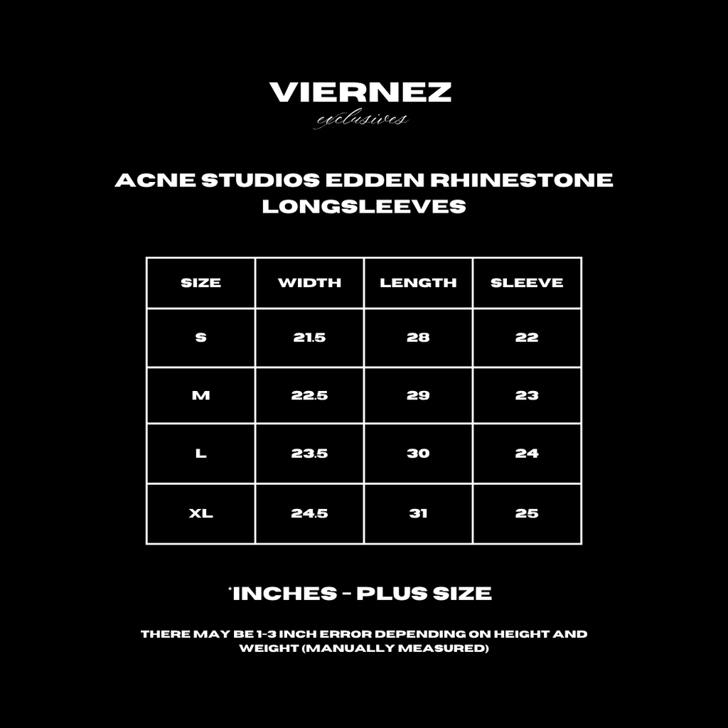 Acne Studios Edden Rhinestone Longsleeves