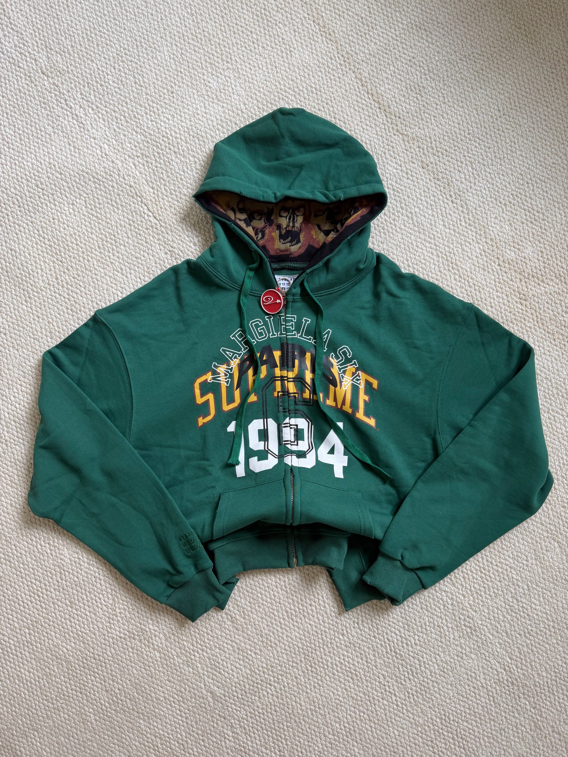 Supreme MM6 Maison Margiela Zip Up Hoodie - MEDIUM