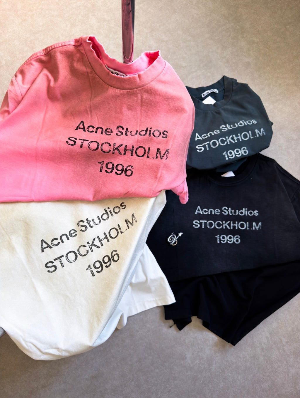 Acne Studios Sprayed Logo Tee