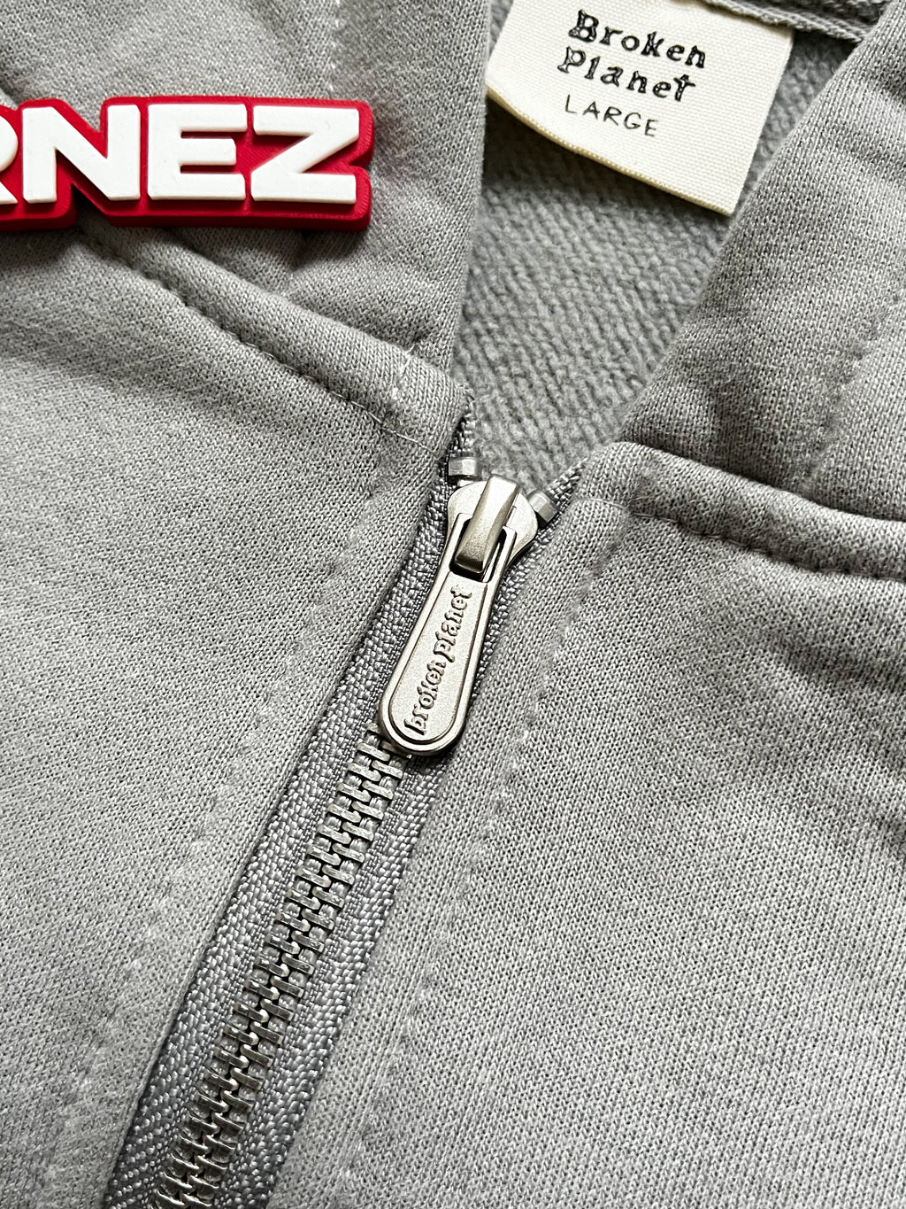 BP Grey zip up hoodie