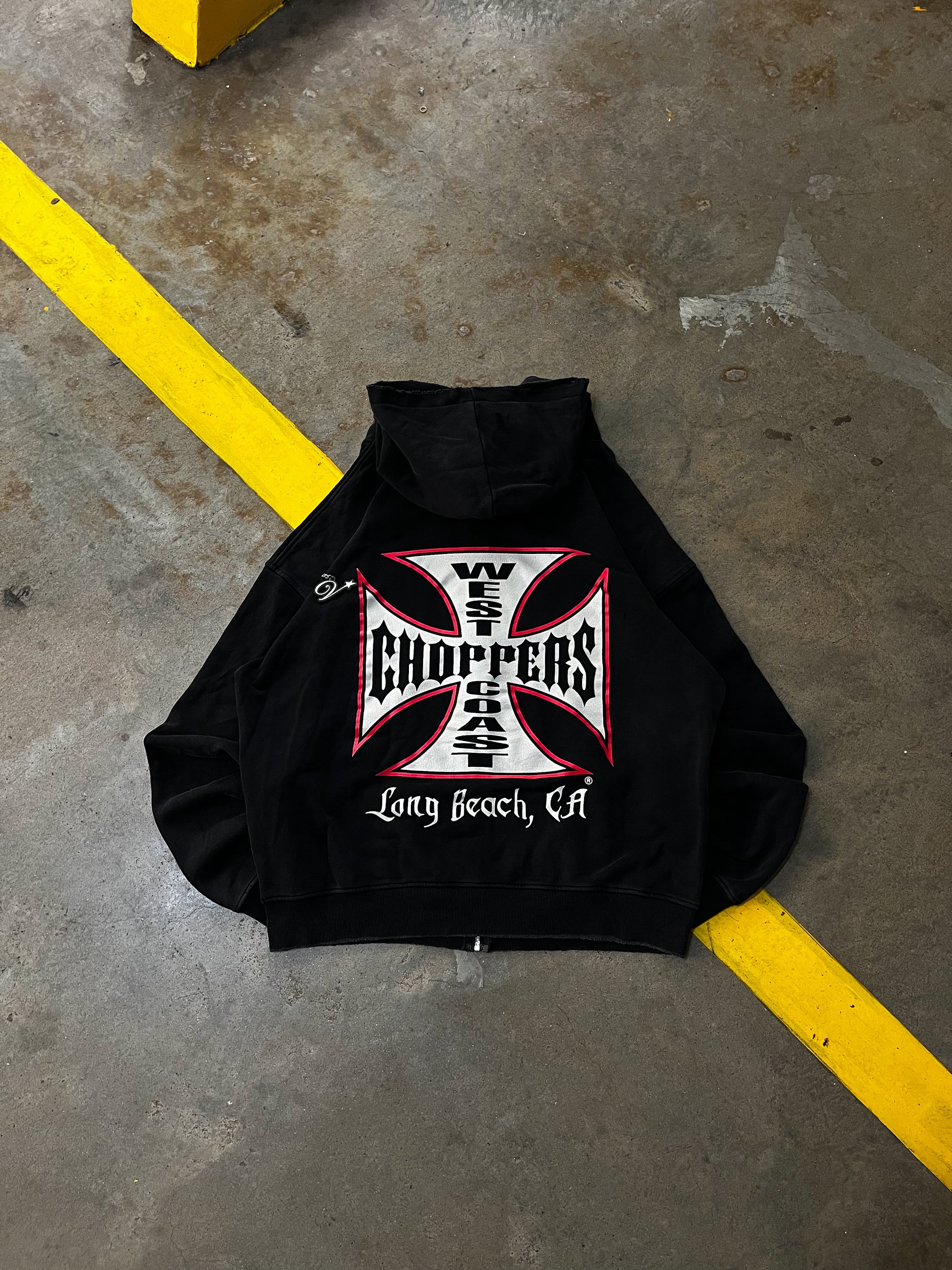 West Coast Choppers Distressed Hoodie