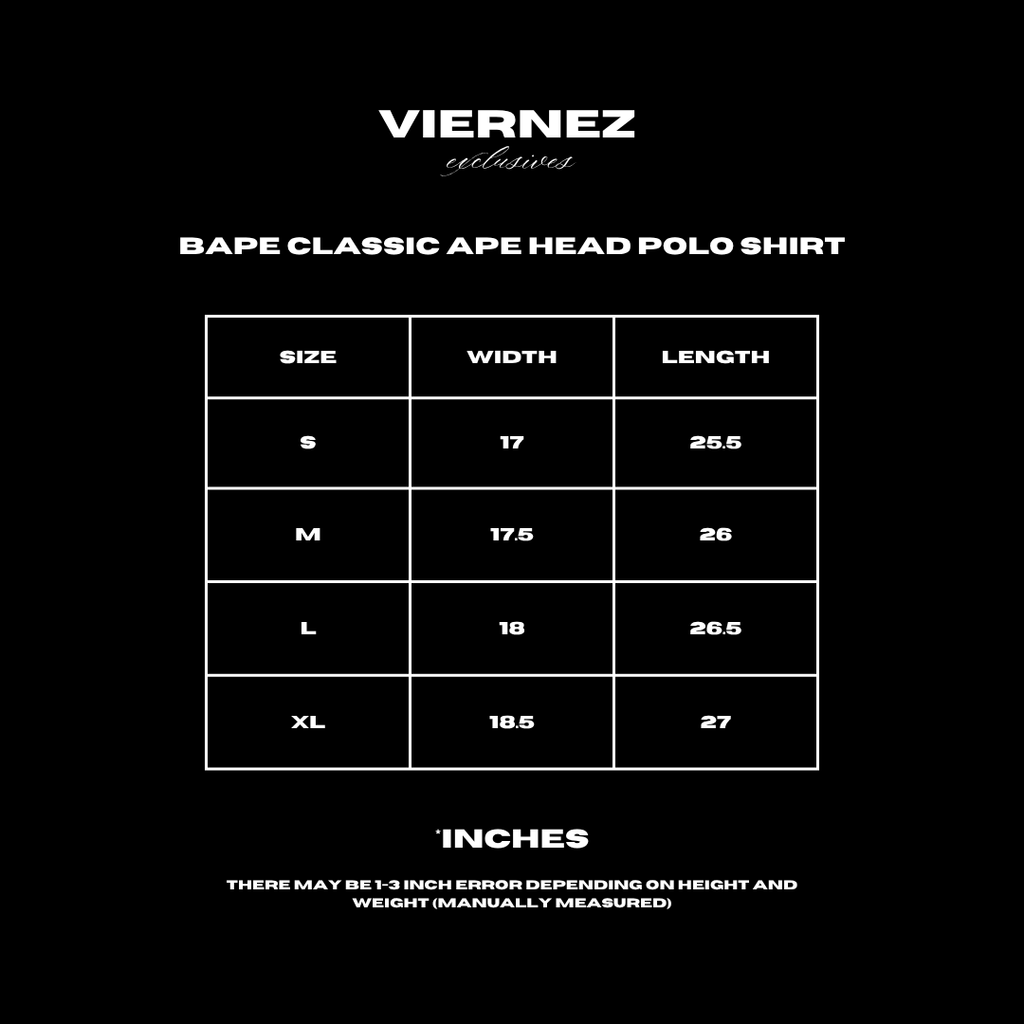 BAPE Classic Ape Head Polo Shirt