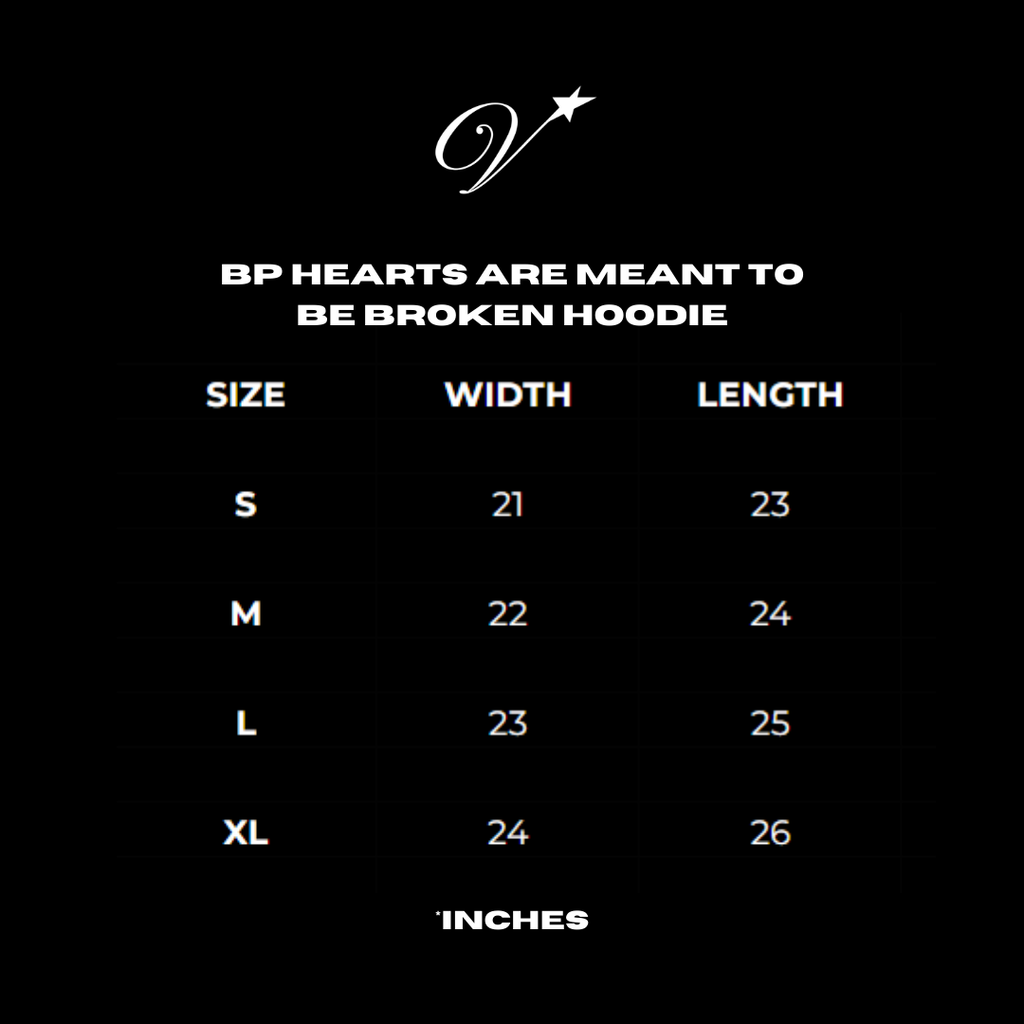 BP "Hearts are made to be broken" hoodie