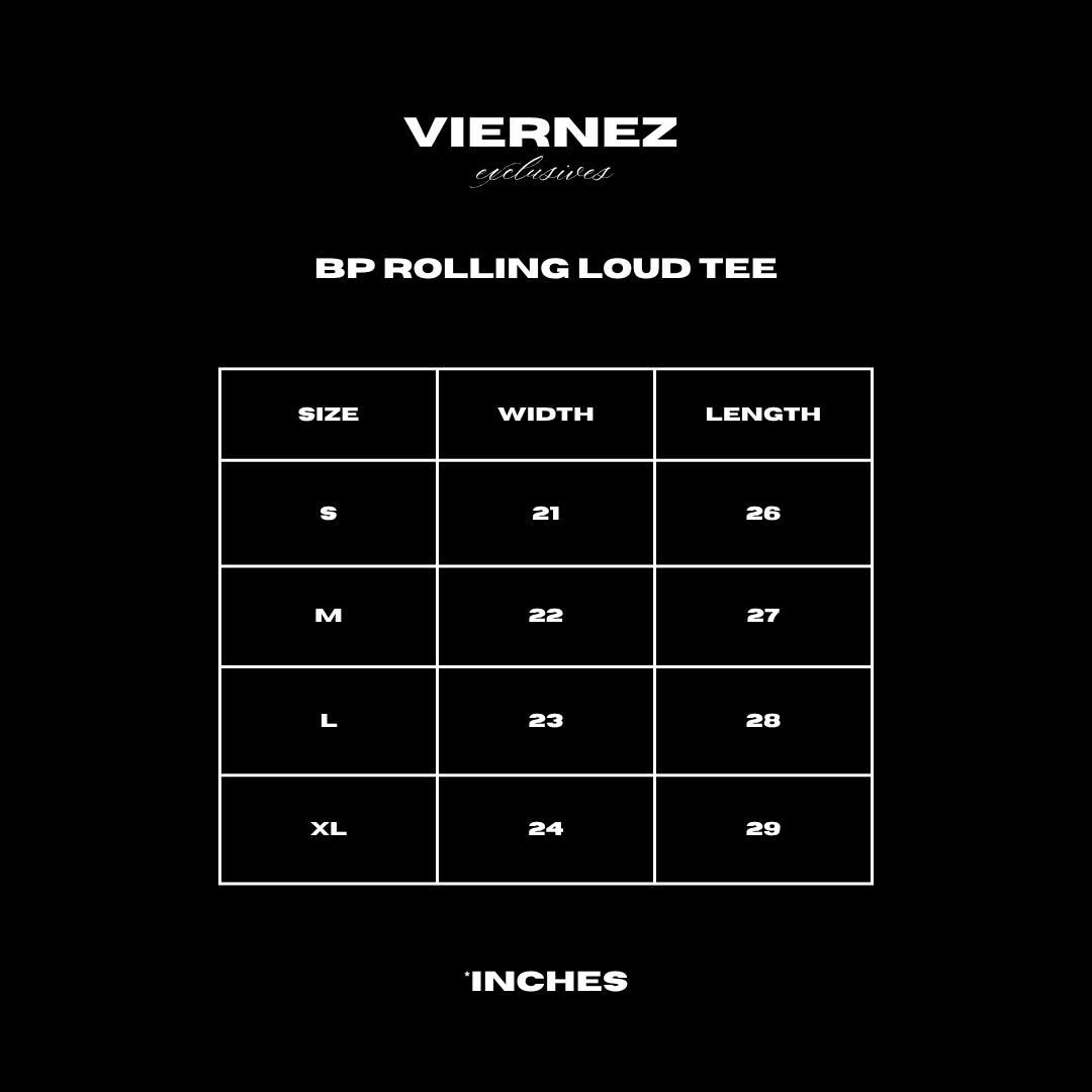 BP rolling loud tee