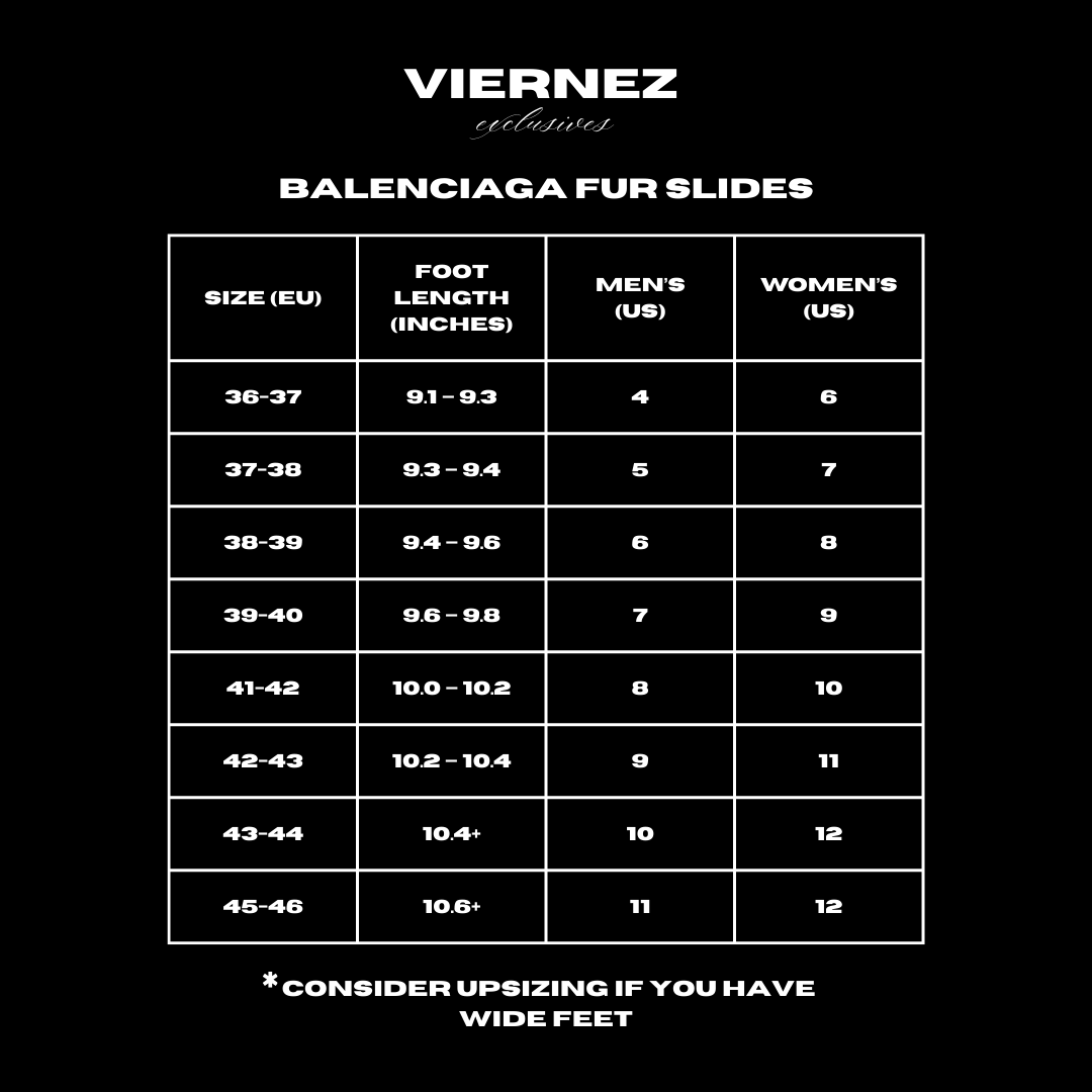 Balenciaga Fur Slides