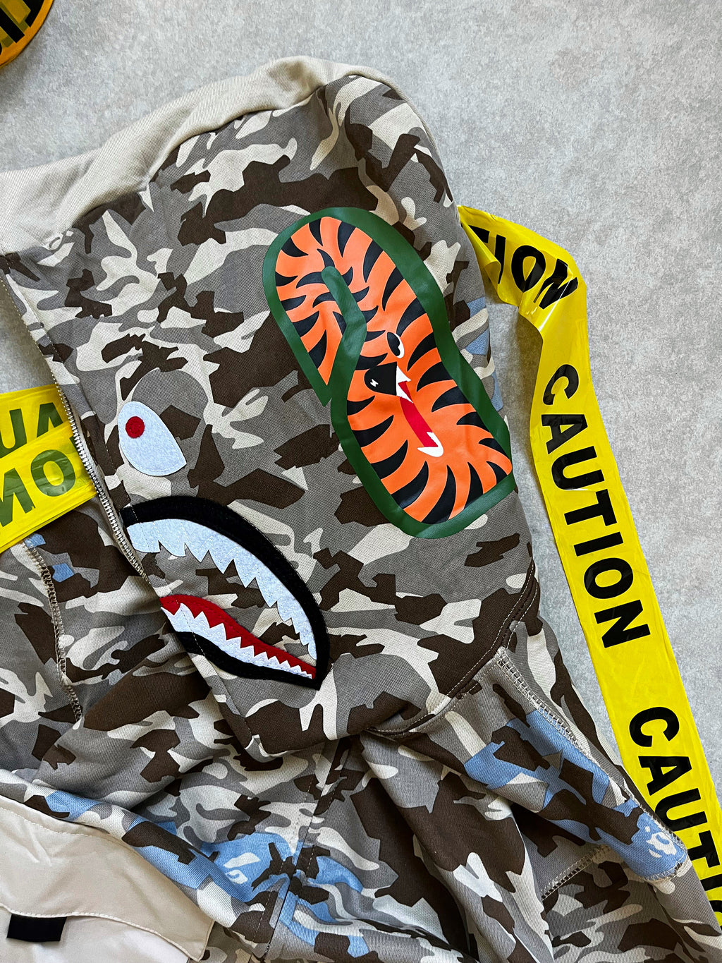 Bape Shark Dual Pocket Camo hoodie