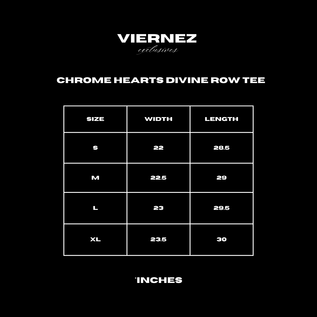Chrome Hearts Divine row tee