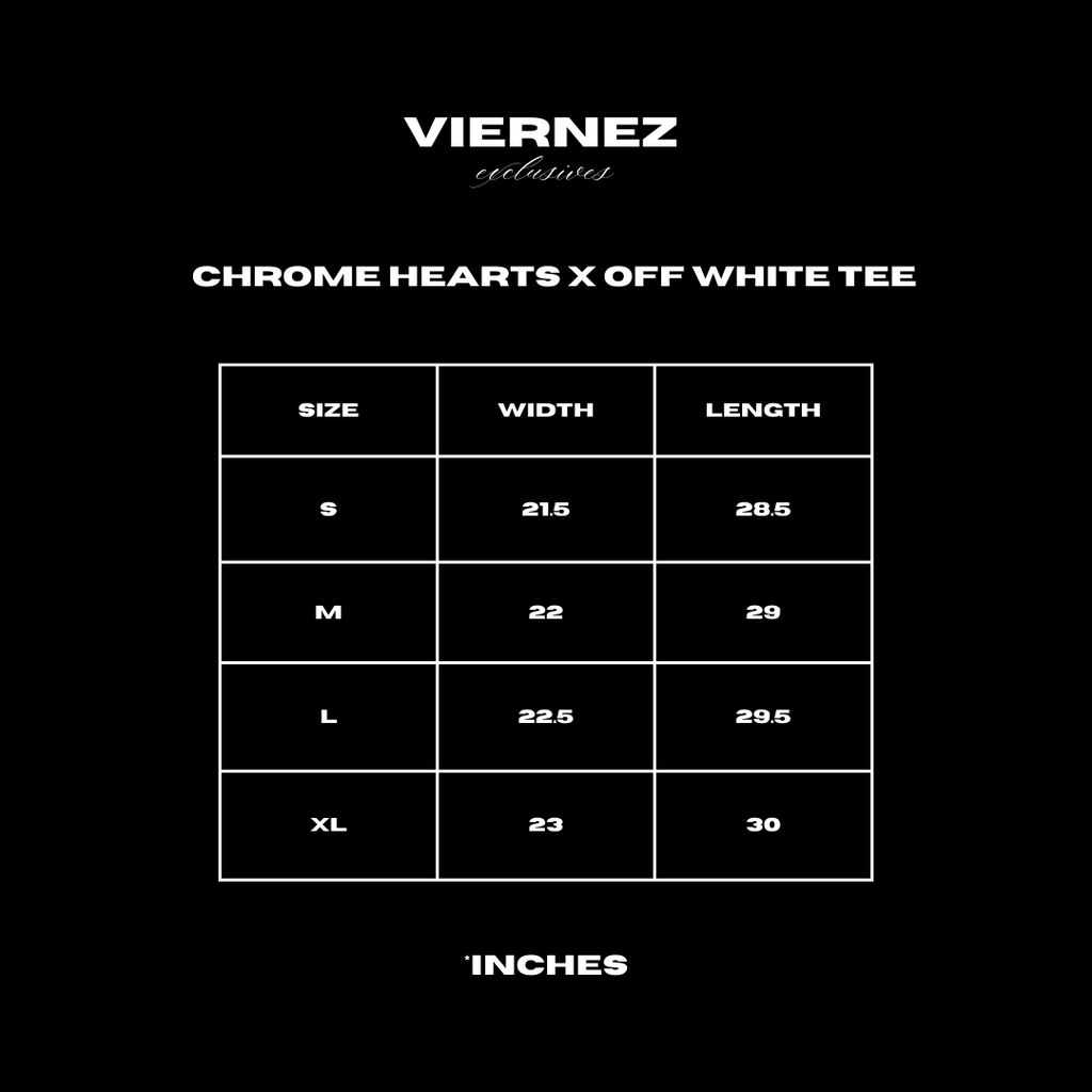Chrome Hearts X Off White tee