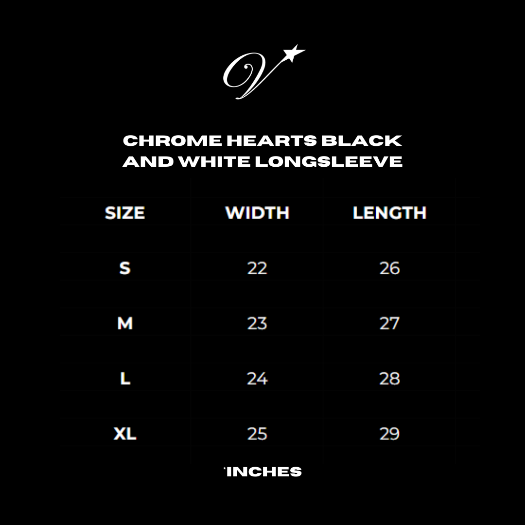 CH Black and white long sleeve