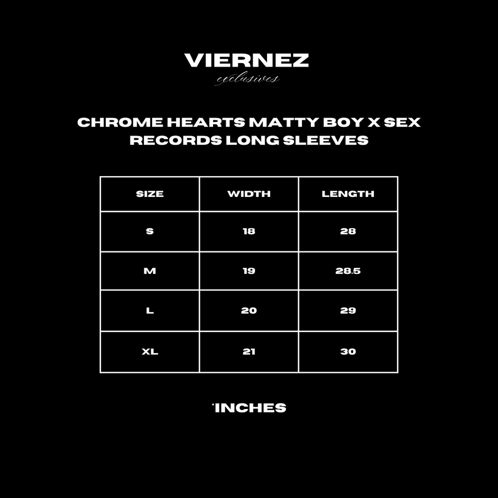 Chrome Hearts Sex Records Long sleeves