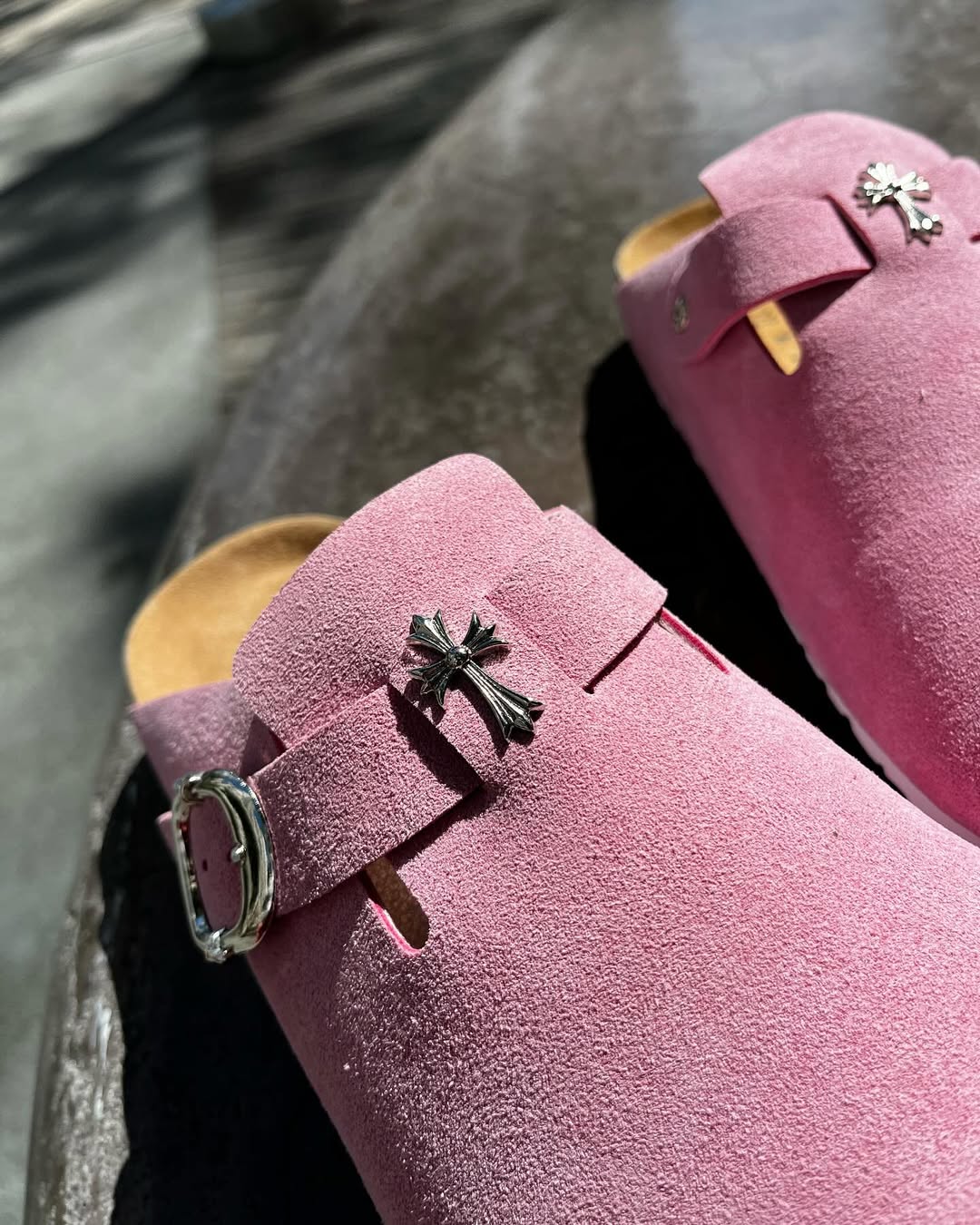 CH x Birkenstock clogs