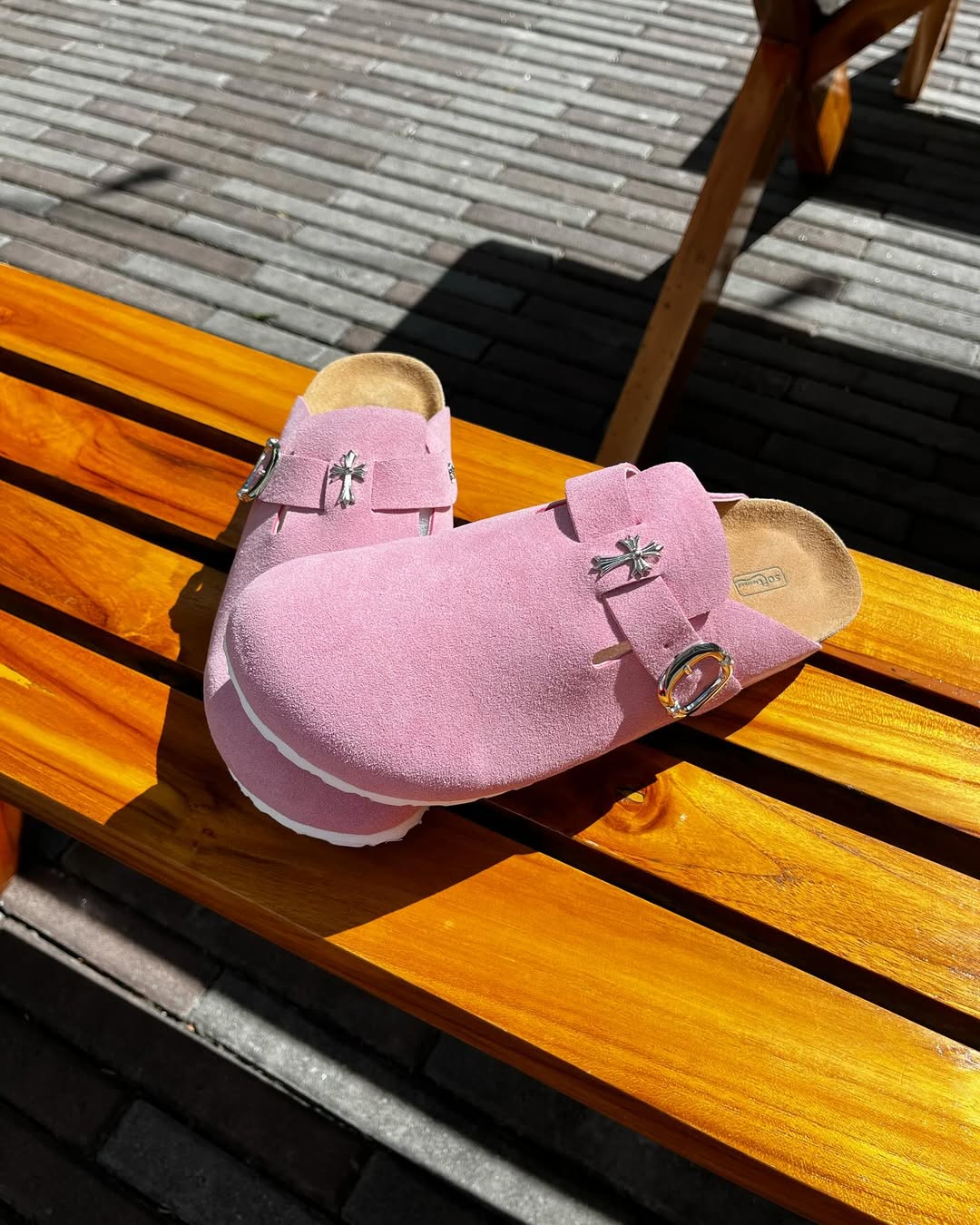 CH x Birkenstock clogs
