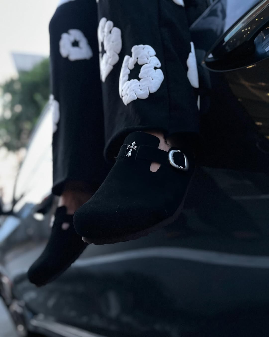 CH x Birkenstock clogs