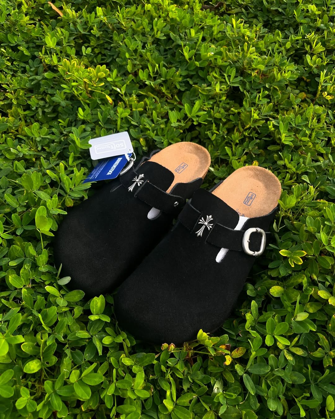 CH x Birkenstock clogs