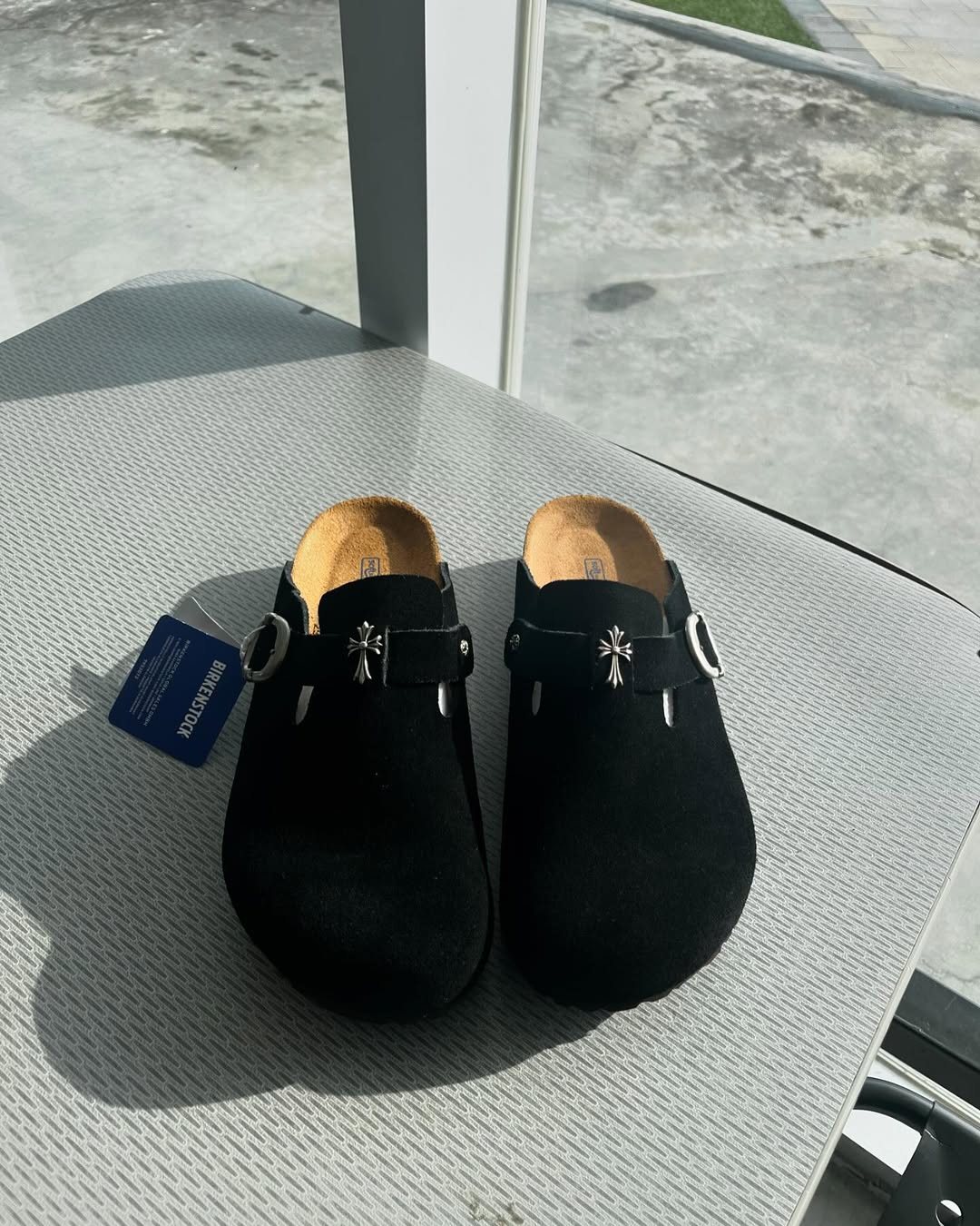 CH x Birkenstock clogs