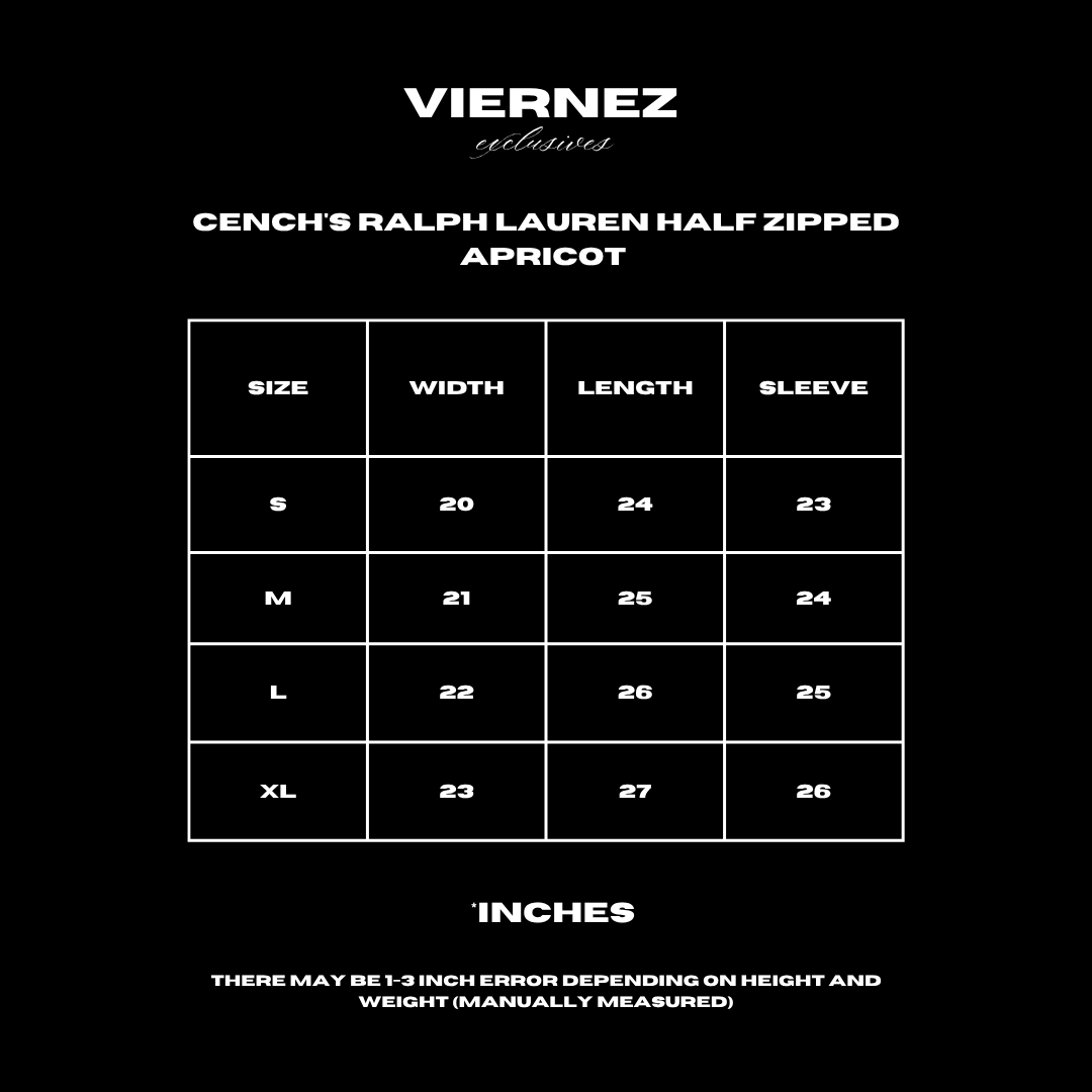 Cench's Ralph Lauren Half Zipped Apricot