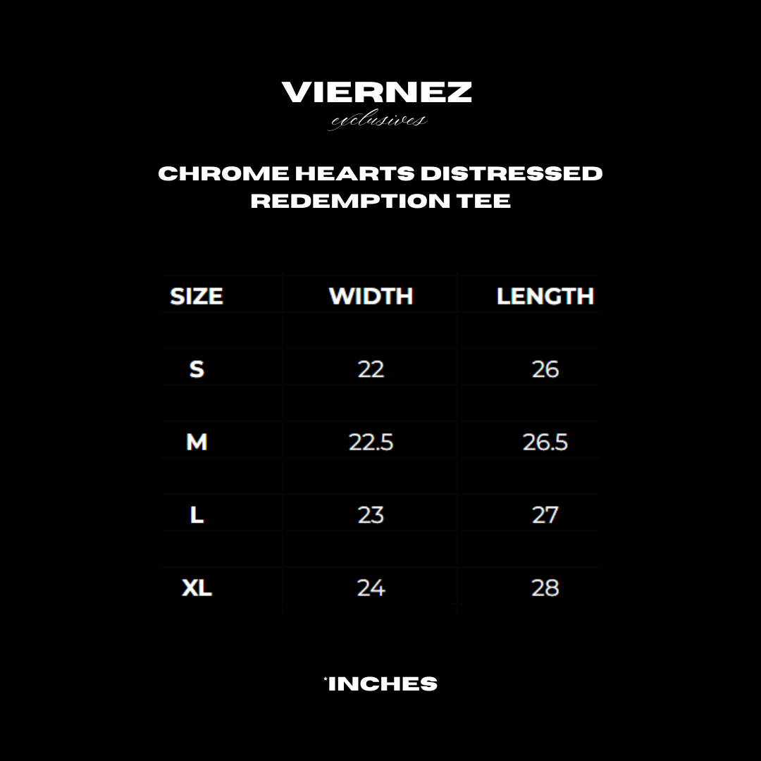 Chrome Hearts Distressed Redemption Tee