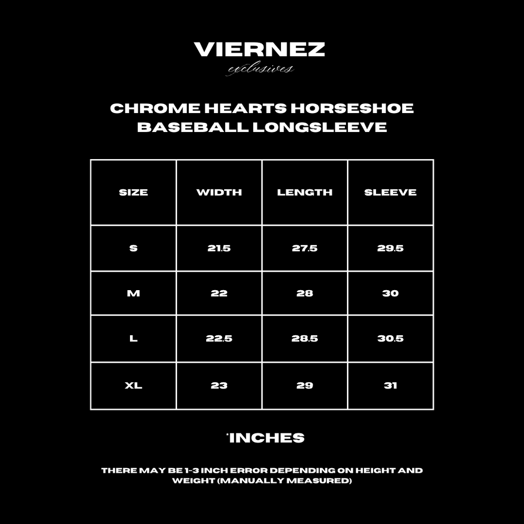 Chrome Hearts Horseshoe Baseball Longsleeve