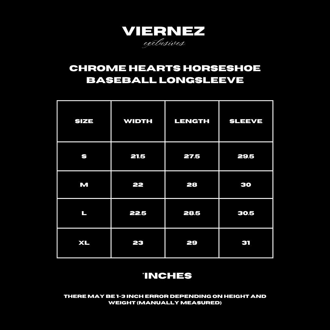 Chrome Hearts Horseshoe Baseball Longsleeve