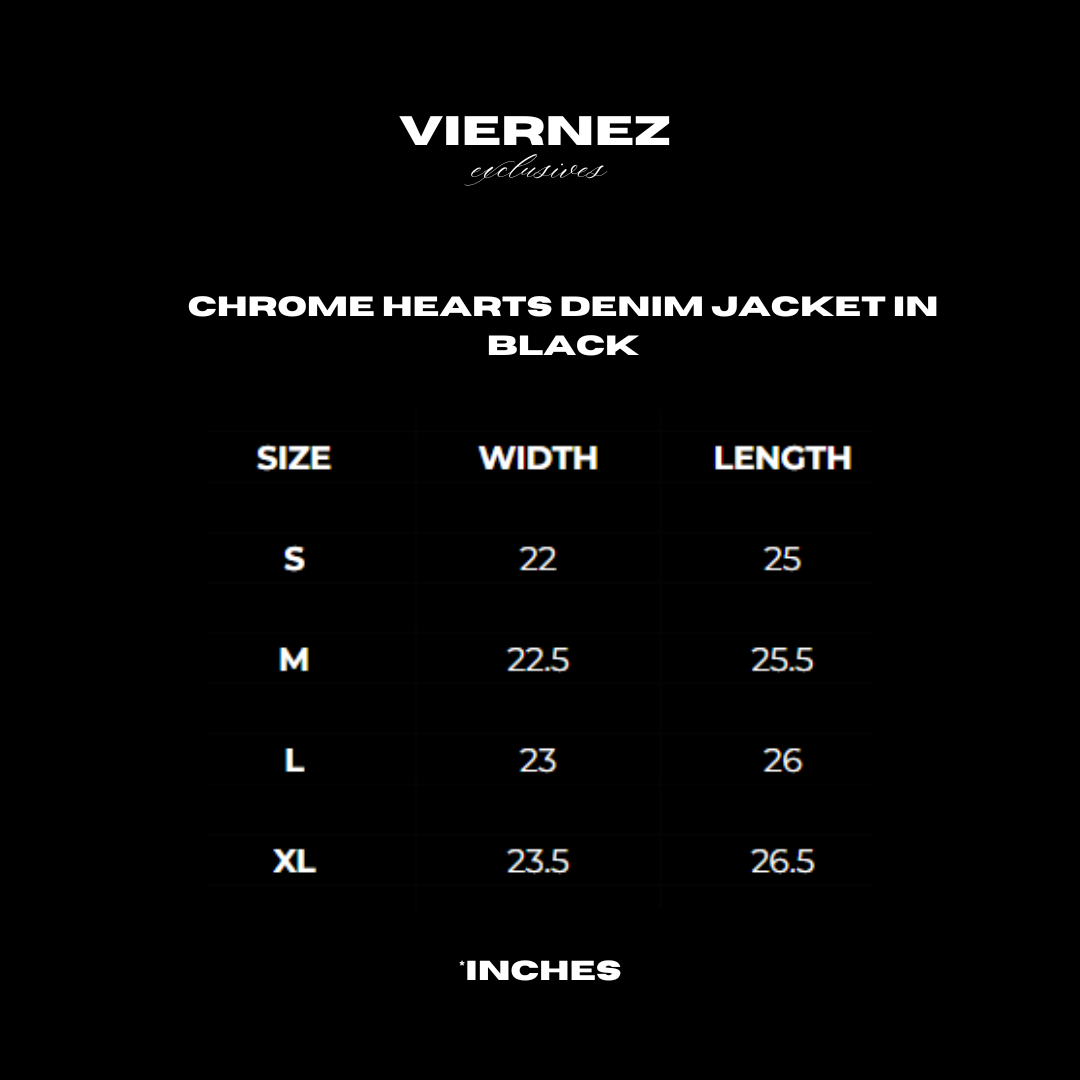 CH denim jacket in black