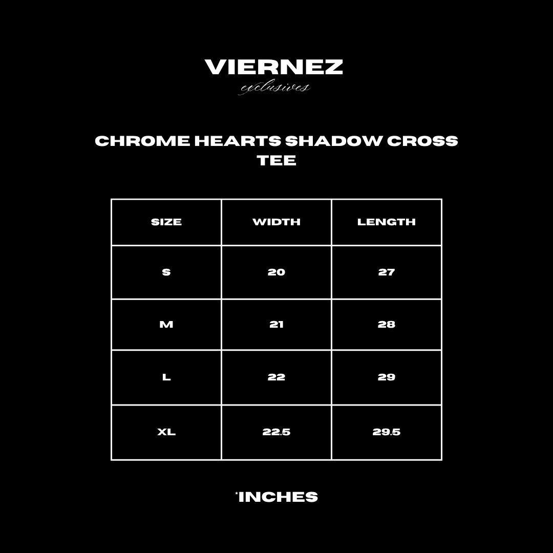 Chrome Hearts Shadow Cross Tee