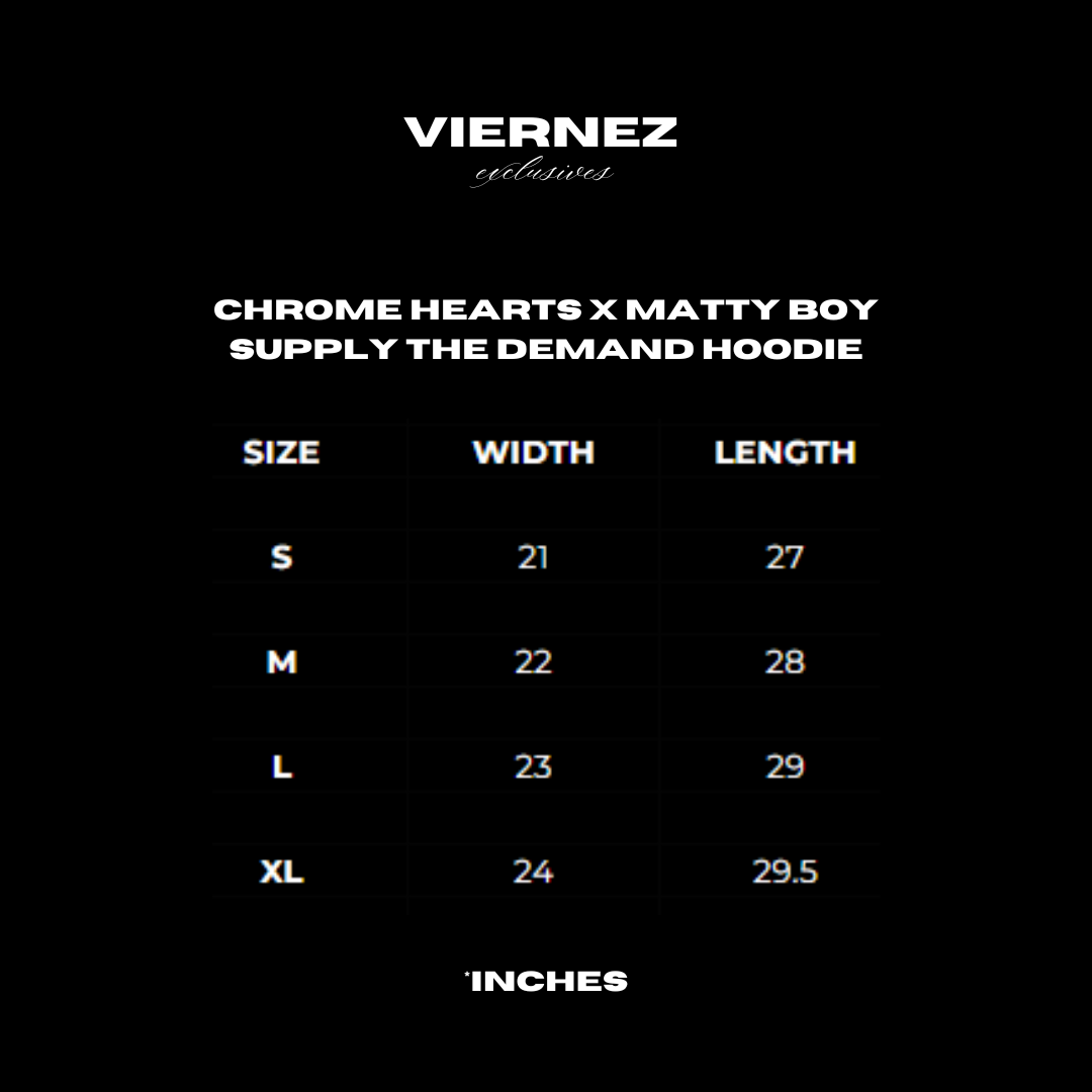 Chrome Hearts x Matty Boy Supply The Demand Hoodie