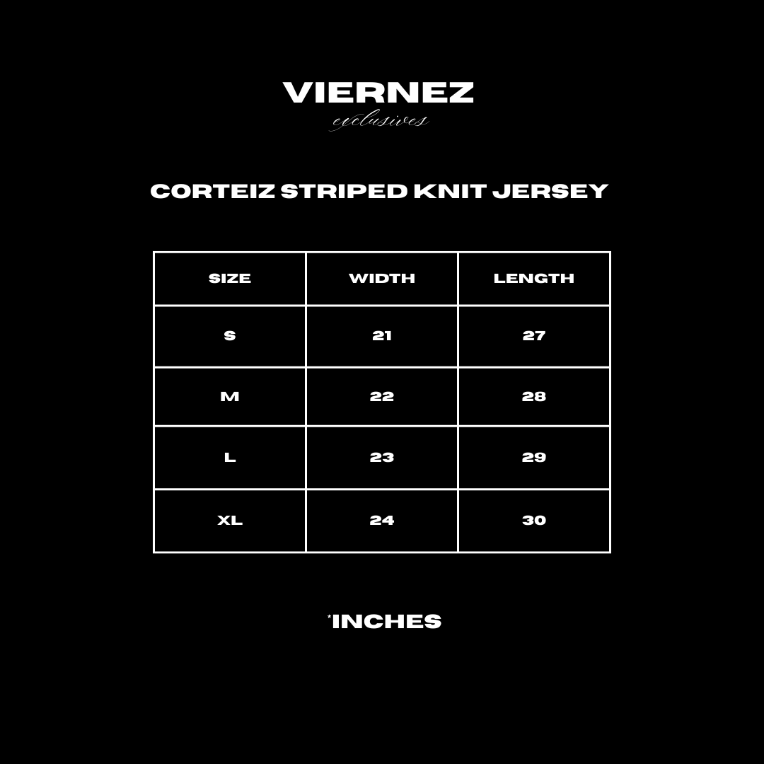 Corteiz Striped Knit Jersey
