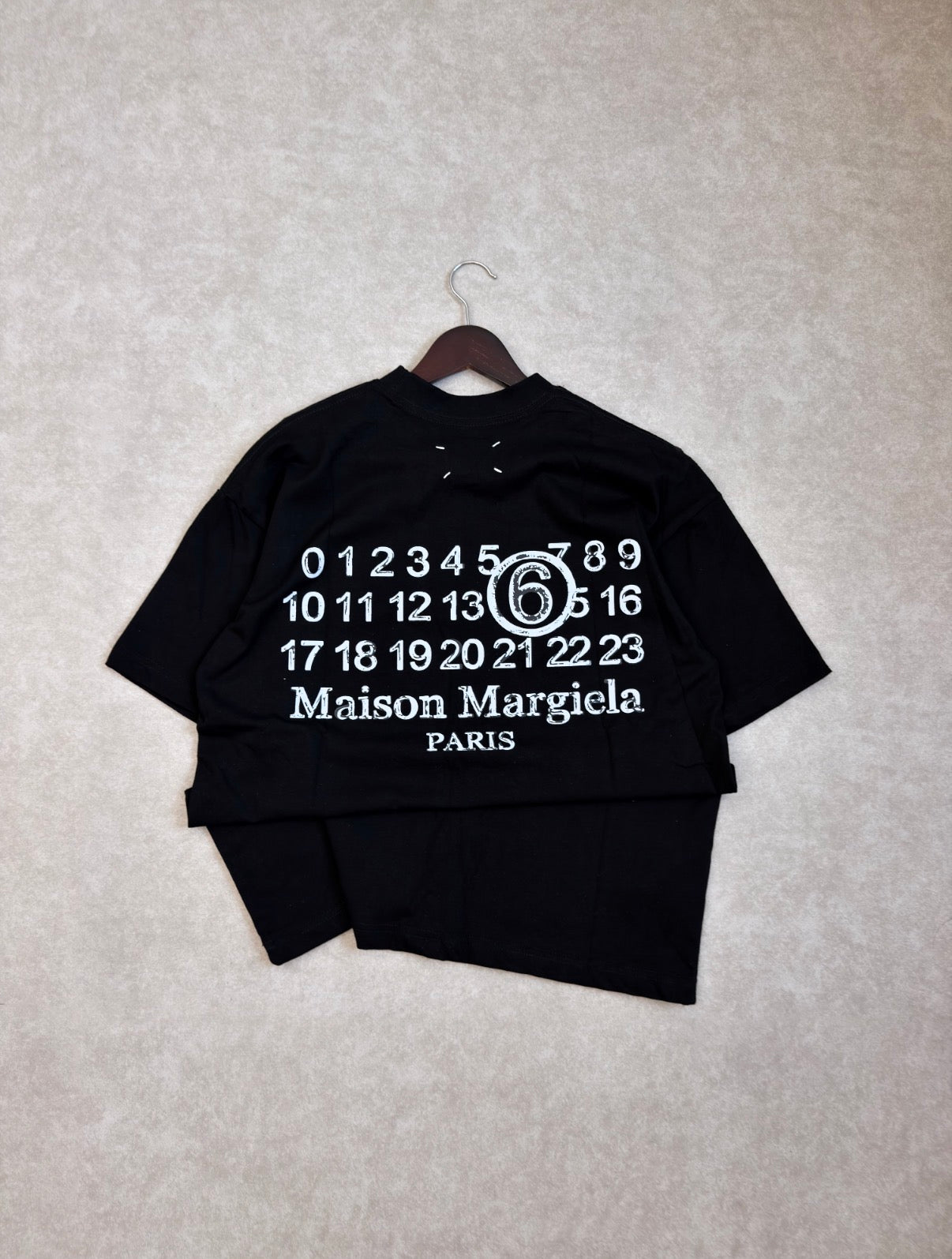 Maison Margiela Signature Box Tee BLACK MEDIUM - ON HAND
