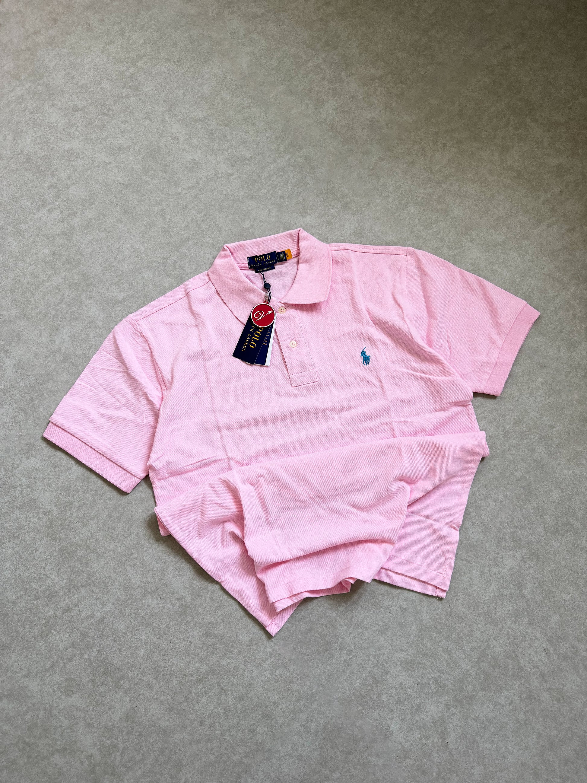 RL POLO SHIRT PINK - LARGE (ON HAND)