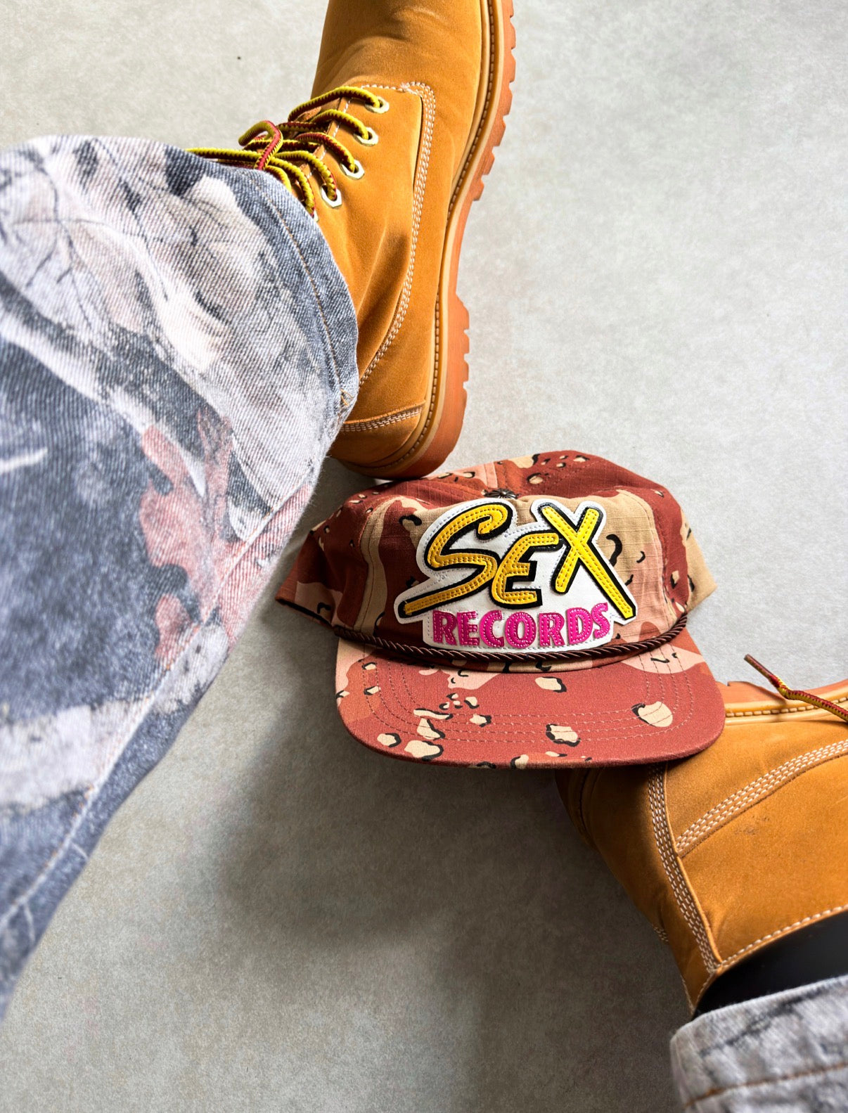 Chrome Hearts Matty Boy Sex Records Camouflage Hat